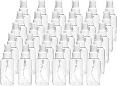 Animox 30 Pack 30ml (1oz) Mini transparent spray bottles with plug -in pump spray cap - Voyage and perfume empty travel bottles.. Elevate your shopping experience with DIAYTAR NIGERIA's vast catalog and budget-friendly options.