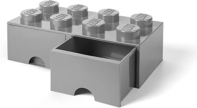 Room Copenhagen LEGO Brick 8 handles and 2 drawers, stacking tank, 9.4 l, gray, 50 x 25 x 18 cm.. Looking for great deals without compromising on quality? DIAYTAR Nigeria brings you thousands of top products at affordable rates, delivered straight to your doorstep.