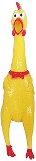 Cool baby rubber chicken toy for Yellow Screaming Dogs and Pets.. DIAYTAR NIGERIA brings the marketplace home to you with affordable prices and delivery in 5-8 days.