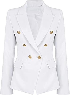 Ubaining occasional black women open in front of long sleeves blazer office costume.. DIAYTAR NIGERIA: Where every shopping need is fulfilled with affordable prices and nationwide shipping.