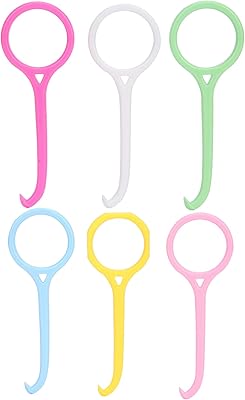 Plastic removal tool for oral care in food quality food (6 pieces of different colors).. DIAYTAR Nigeria offers great deals, a huge product variety, and delivery in under a week.
