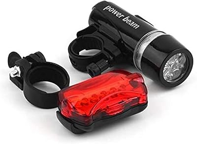 Waterproof bicycle lights 5 rear safety lights, bicycle front lighthouse, torch lamp, soot bicycle accessories.. Experience the future of online shopping with DIAYTAR NIGERIA's extensive product range and competitive pricing.