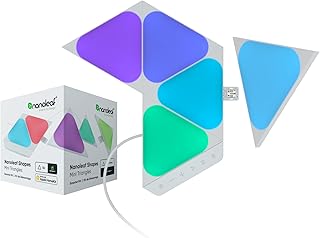 Set of Nano Leaf Smart RGB LED wall lights with variable intensity 16 meters with Wi-Fi.. DIAYTAR NIGERIA brings the nation's largest product catalog to your doorstep at prices you'll appreciate.