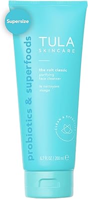 Tula Skin Care the Cult Classic Purifying Facial Cleanser | Soft and effective face cleaner, makeup remover, nourishing and moisturizing | 200 ml (new packaging).. DIAYTAR NIGERIA: Where quality meets affordability, with thousands of products delivered in less than 8 days.