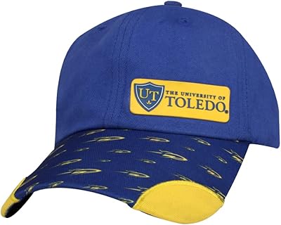 Not structured hat with 6 panels from the University of Toledo, Blue, Blue, One Size.. DIAYTAR NIGERIA: Making quality products accessible to all Nigerians at affordable prices.