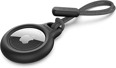 Belkin anti -scratch protection support for Airtag with strap - black (airtag not included) - F8W974 model.. DIAYTAR NIGERIA brings the marketplace to your home with budget-friendly prices and nationwide delivery.
