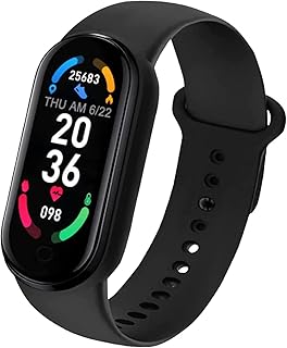 M6 intelligent watch for men and women with 1.1 inch color screen with waterproof activity tracker and bluetooth connection with message reminder and podometer with tensiometer (black).. DIAYTAR NIGERIA makes every purchase count with our affordable prices and reliable 5-8 day shipping.