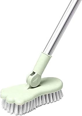 Castowave plastic floor cleaning brush to clean the floors, bathroom, bathtub, tiles and coulis with rotary handle, suitable for indoor use, in the kitchen and in difficult to access areas.. DIAYTAR NIGERIA: Connecting Nigerians with their needs through affordable prices and 5-8 day shipping.