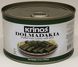 Krinos, vine leaves stuffed with dolmas with rice, Mediterranean herbs with sunflower oil - Super tasty vegan rolls ready to eat - traditional Turkish recipe - Dolmades box (3).. Shop local, shop fast — DIAYTAR Nigeria delivers across the country.