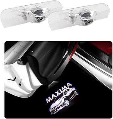 2 pieces of car door logo, LED shadow lights compatible with Maxima 2016-2022 (Maxima Car).. DIAYTAR NIGERIA revolutionizes access to quality products with affordable prices and dependable shipping.