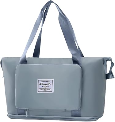 Women's canvas weekend bag for women, travel tote bag with shoe pocket and toiletries approved by airlines, blue.. Save more, wait less — DIAYTAR Nigeria delivers faster than ever.