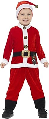 Santa Claus Smiffy Kids Red White Small 4-6 years old).. DIAYTAR NIGERIA brings the nation's largest product catalog to your doorstep at prices you'll appreciate.