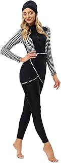 I Islamic Burkinic Bathtif with Long Sleeve For Muslim Women, Modest Swimsuit, High Hijab + Protective Pants against Ravenures with Complete Coverage.. DIAYTAR NIGERIA: Bringing quality products to every Nigerian with affordable nationwide delivery.