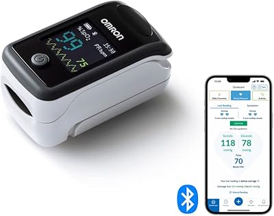Omron p300 intelligent pulse oxymeter with your fingertips for oxygen saturation of spo2 blood with bluetooth and companion application, black.. Shop without limits at DIAYTAR NIGERIA and receive your purchases at budget prices within the week.