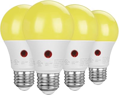 4 exterior lights LED twilight sensor at dawn yellow bulbs.. Your favorite brands are just a click away on DIAYTAR Nigeria.