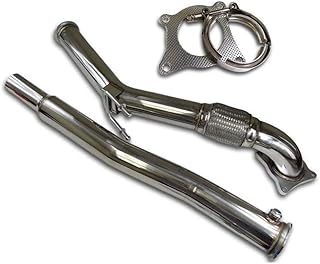 Stainless steel car exhaust hose for Volkswagen Golf MK5/MK6 2006-2010, white.. Enjoy the simplicity of shopping with DIAYTAR NIGERIA, offering vast choices delivered in just 5-8 days.