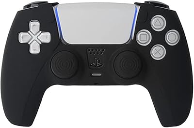 Thick protection shell in non -slip silicone spons PS5 for PlayStation 5, perfectly compatible with the DualSense controller for PlayStation 5 (Black).. DIAYTAR NIGERIA: Where every shopping need is met with affordable prices and reliable 5-8 day delivery.