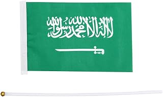 Fuzairia 100 pieces Small Saudi national flag in the shape of a banner banner stick holding party favors of the world's international sports club.. From essentials to electronics, DIAYTAR Nigeria ships your order in no time.