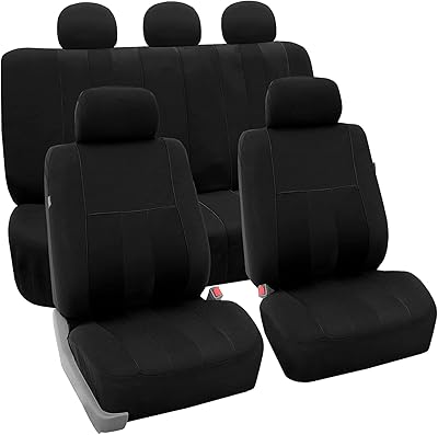 The black car seat covers are suitable for most cars, SUV and trucks (airbag compatible and separate seat) FH Group FB036BLACK115.. DIAYTAR NIGERIA: Connecting Nigerians with their needs through affordable prices and 5-8 day shipping.