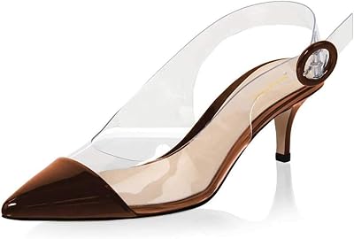 Xyd women transparent medium heel small heel varnished leather pointed plug pvc formal sandals with loop.. DIAYTAR Nigeria is your reliable online shopping destination offering an extensive range of products across all categories. Enjoy fast nationwide delivery in just 5 to 8 days and some of the lowest prices in the market.