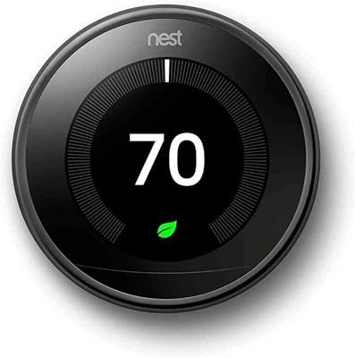 Programmable thermostat Nest T3018us Generation 3 - Black.. DIAYTAR NIGERIA: Where every Nigerian finds affordable products delivered within the week.