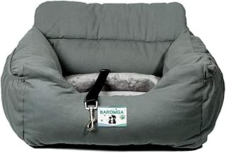 Dog car seat, booster for puppy with storage pocket, clip for leash, removable and washable cover for small dogs.. DIAYTAR NIGERIA: Bringing quality products to your doorstep at prices that won't break the bank.