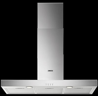 Zanussi fireplace hood, 90 cm, LED lighting with charcoal filter, stainless steel, ZHB92670XA, one year warranty.. Find more for less — only on DIAYTAR Nigeria.