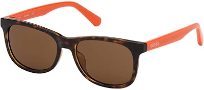 Guess children's sunglasses, GU919952E, Color: Dark Havana/Brown, Size: 49, Dark Havana/Brown, 49.. DIAYTAR NIGERIA delivers on our promise of extensive selection and budget-friendly nationwide shipping.