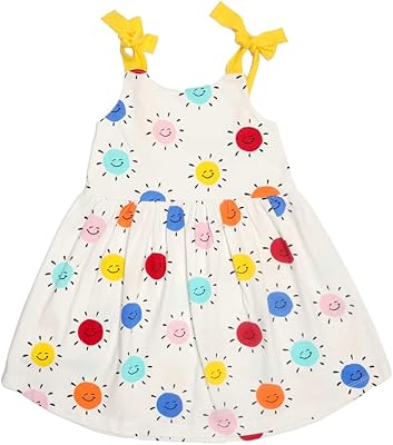 Eco multicolored dress for girls, dress a room for ethnal smiles (set of 1).. DIAYTAR NIGERIA makes quality accessible with our diverse product range and dependable delivery service.