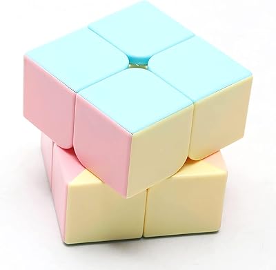 Magic Speed ​​Cube, Rubik's Cube, Magic educational cube Macaron without stickers (2 × 2 × 2).. DIAYTAR NIGERIA: Your partner in affordable online shopping with reliable 5-8 day shipping nationwide.