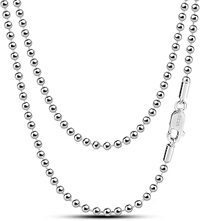 Classic Italian collar unisex in sterling 925 silver made by hand chain of pearls.. Shop without limits at DIAYTAR NIGERIA and receive your purchases at budget prices within the week.