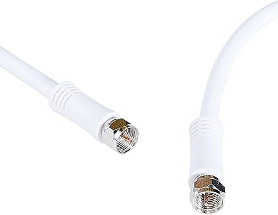 Coaxial cable RG6 intop 15 -foot, type F connectors, perfect for TV antennas, cable television, cable decoder, satellite receiver.. Experience hassle-free shopping with DIAYTAR NIGERIA's user-friendly platform and prompt delivery service.