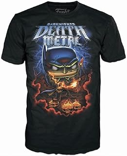 Funko Pop! T -shirt: DC - Batman #3 2x - T -shirt - Clothing - Gift Idea - Short -sleeved blouse for adults men women - Official goods - Multicolored cinema fans.. Shop with ease at DIAYTAR NIGERIA and enjoy our extensive product range delivered at affordable rates.