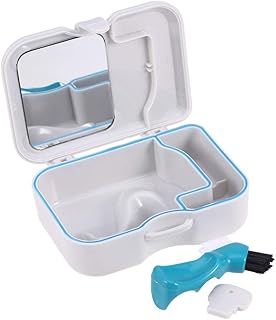 SIUSI prostheses box with mirror cleaning brush, portable prosthesis support for storage, cleaning and invisible toe protectors.. Shop with purpose at DIAYTAR NIGERIA, where your money goes further and delivery is always prompt.