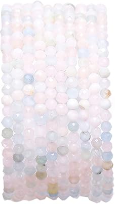 Pedia Round Natural Morganite Semi-precious Stone in bulk for the manufacture of 3-3.5 mm 38 cm jewelry.. With DIAYTAR Nigeria, your wishlist becomes reality, fast.