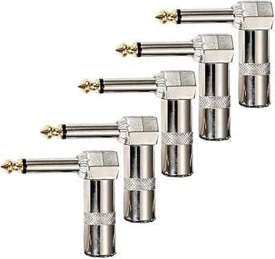Simple ts socket, 1/4 inch at right angle of 90 degrees, jack connector simple rusty ts of 6.35 mm, type to weld for speakers cables, dj cables, guitar cables, microphone cables (ts at right angle).. DIAYTAR NIGERIA makes quality accessible with low prices and reliable 5-8 day nationwide delivery.