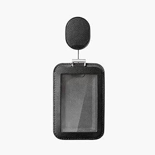 Orbitkey Pro Identity Carte | Made of full -flower leather certified LWG and durable dyneema cord | May contain 1 access card and 2 RFID cards | Interchangeable orientation | (without cord, black).. DIAYTAR NIGERIA: Where every search leads to affordable products delivered promptly across Nigeria.