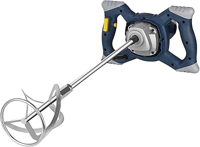 Portable electric concretenière 2400 W with 6 adjustable speeds and rapid heat dissipation for mortar, plaster, cement, concrete, paint, resin and adhesives.. DIAYTAR NIGERIA transforms online retail with our affordable platform and dependable shipping service.