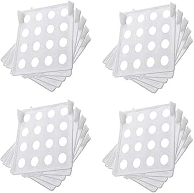 Clothing separators for t-shirts, pack of 20, white, ssz185.. DIAYTAR NIGERIA: Where affordability meets variety, with thousands of products delivered in less than 8 days.
