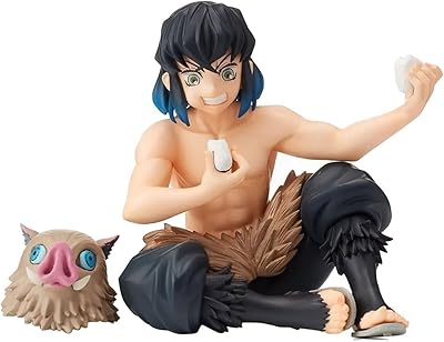 Demonic anime figurines seated and eating rice dumplings (inosuke-h).. Experience DIAYTAR NIGERIA, where extensive product variety meets pocket-friendly prices and reliable delivery.