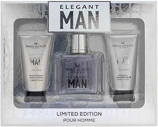 Mark Alfred Elegant Man Gift Coff For Men Water Perfume Water 100 ml + 50 ml shower gel + body milk 50 ml.. DIAYTAR NIGERIA makes online shopping accessible with our comprehensive platform and prompt delivery service.