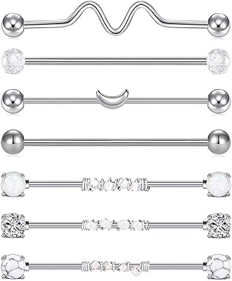 LilymiMi 14 g surgical steel cartilage earrings False curls.. Big savings, small wait times — shop now at DIAYTAR Nigeria.