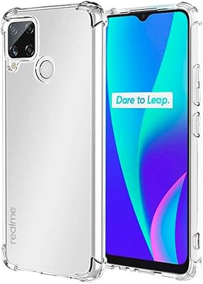 Transparent anti-scratch rear protection shell in heat resistant polyurethane with reinforced corners for realme C15.. One platform, all your needs — DIAYTAR Nigeria delivers quickly.