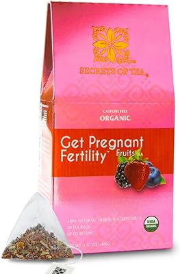 Secrets of Tea - Fertility tea for women with organic gattiller berries and red raspberry leaves up to 40 portions - 20 units (1 package).. Thousands of items at your fingertips — DIAYTAR Nigeria makes it happen.