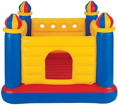 Intex Jump O Lean Château Jump Sautical Game with Hand Pump - 48259.. The best online shopping experience in Nigeria — DIAYTAR delivers it all.