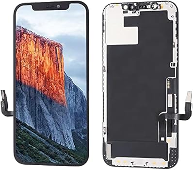 LCD replacement LCD Touch Drinker for phone (iPhone 12, Black).. DIAYTAR NIGERIA: Making online retail accessible to all with affordable nationwide shipping.