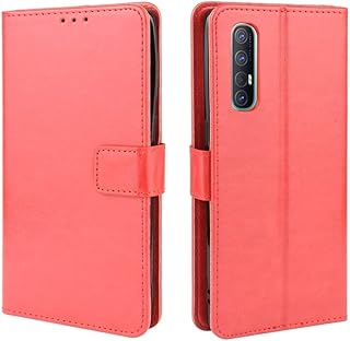 ZMBM AYSMG For Oppo Reno 3 Pro Crazy Horse texture Leather case with horizontal flap with support, cards slots and photo frame (black) (color: red).. DIAYTAR NIGERIA makes quality accessible with our affordable prices and dependable delivery service.