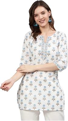 Kurti blouse printed straight cut for women | Kurta blouse for women | Traditional ready-to-wear blouse for women.. DIAYTAR NIGERIA: Bringing quality products to your doorstep at prices that won't break the bank.