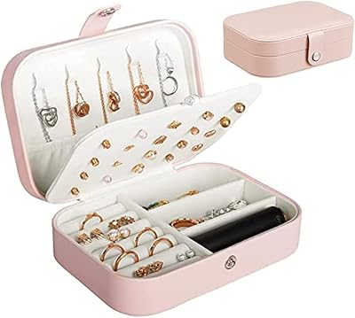 Nikomi® travel jewelry box, jewelry organizer, double leather jewelry cabinet, jewelry display, jewelry storage box for necklaces, earrings, rings, bracelets.. Home to endless choices and pocket-friendly prices — DIAYTAR Nigeria.