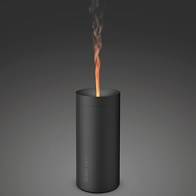 Stadtler Form Lucy L-038 Essential oil diffuser with flame effect and 7-hour autonomy, aromatherapy diffuser for the house and the office with automatic stop, black.. DIAYTAR NIGERIA connects desires with reality through affordable prices and reliable delivery service.